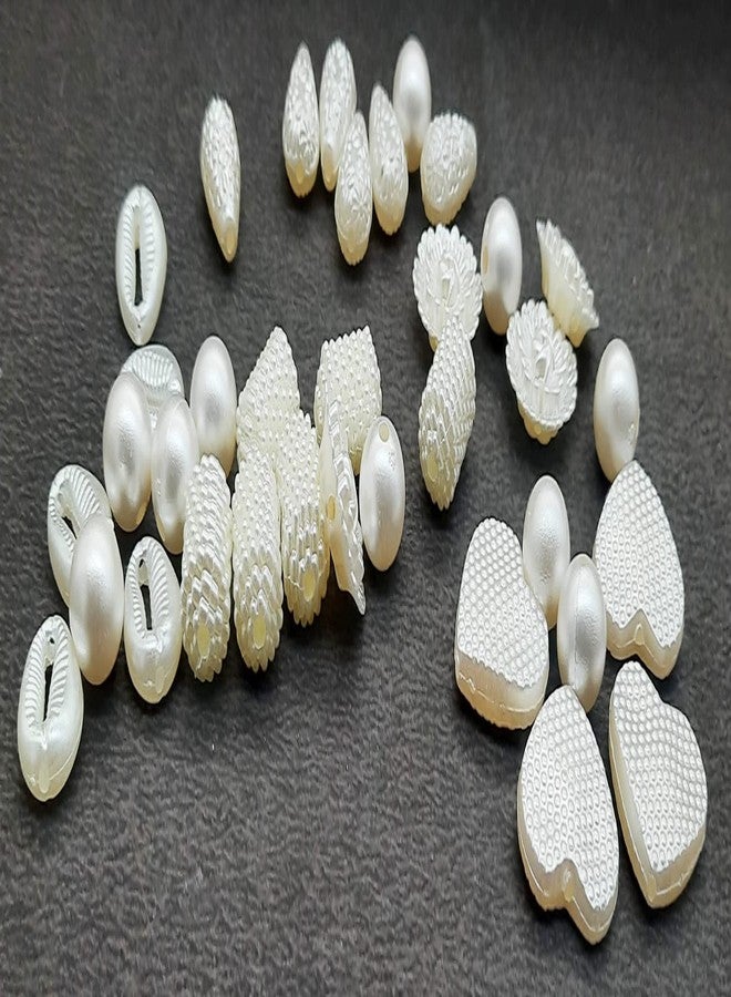 eshoppee 200 gm Pearl Beads Colors Plastic Beads for Jewellery Making, Art and Crafts Work for Necklace Bracelet Earring Making DIY Kit (16) - Image 3